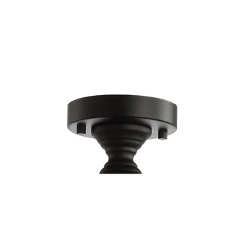 Elise 17" Crystal/Metal Drum Semi-Flush Mount - JONATHAN Y